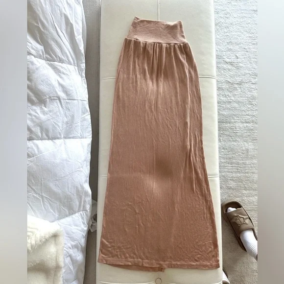 Enza Costa Silk Blend Ribbed Pencil Skirt size Small - Picture 7 of 8